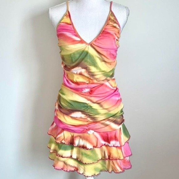 Moda International Victoria’s Secret Ruched Mesh Dress - Picture 3 of 4